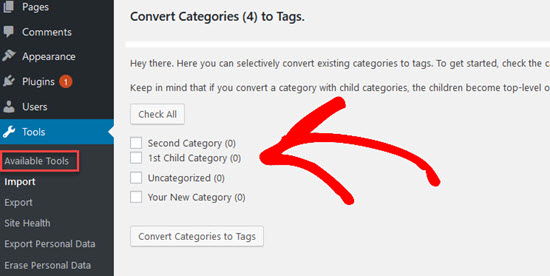 Kategori Nedir? 9 Convert Categories to Tags